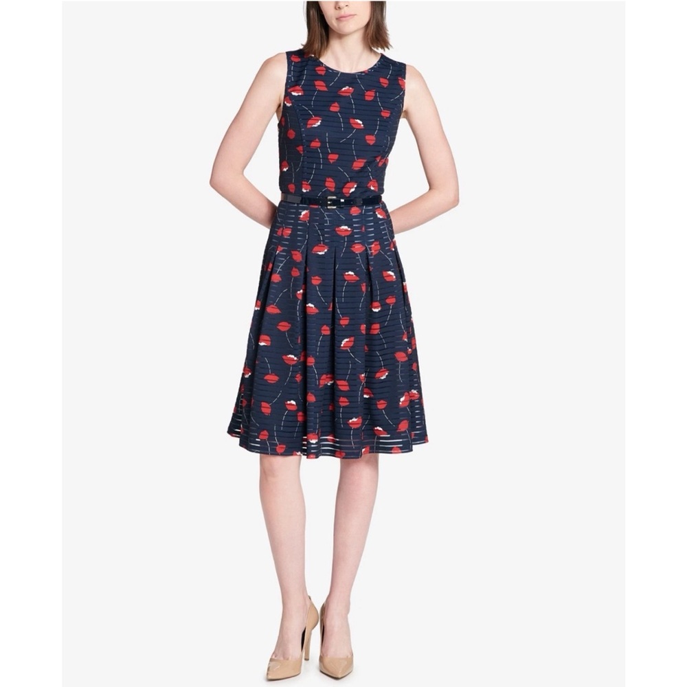 Tommy Hilfiger Poppy Pattern Dress, Size 4